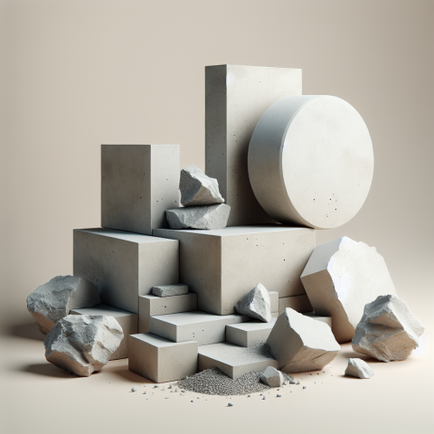 Betonstücke
